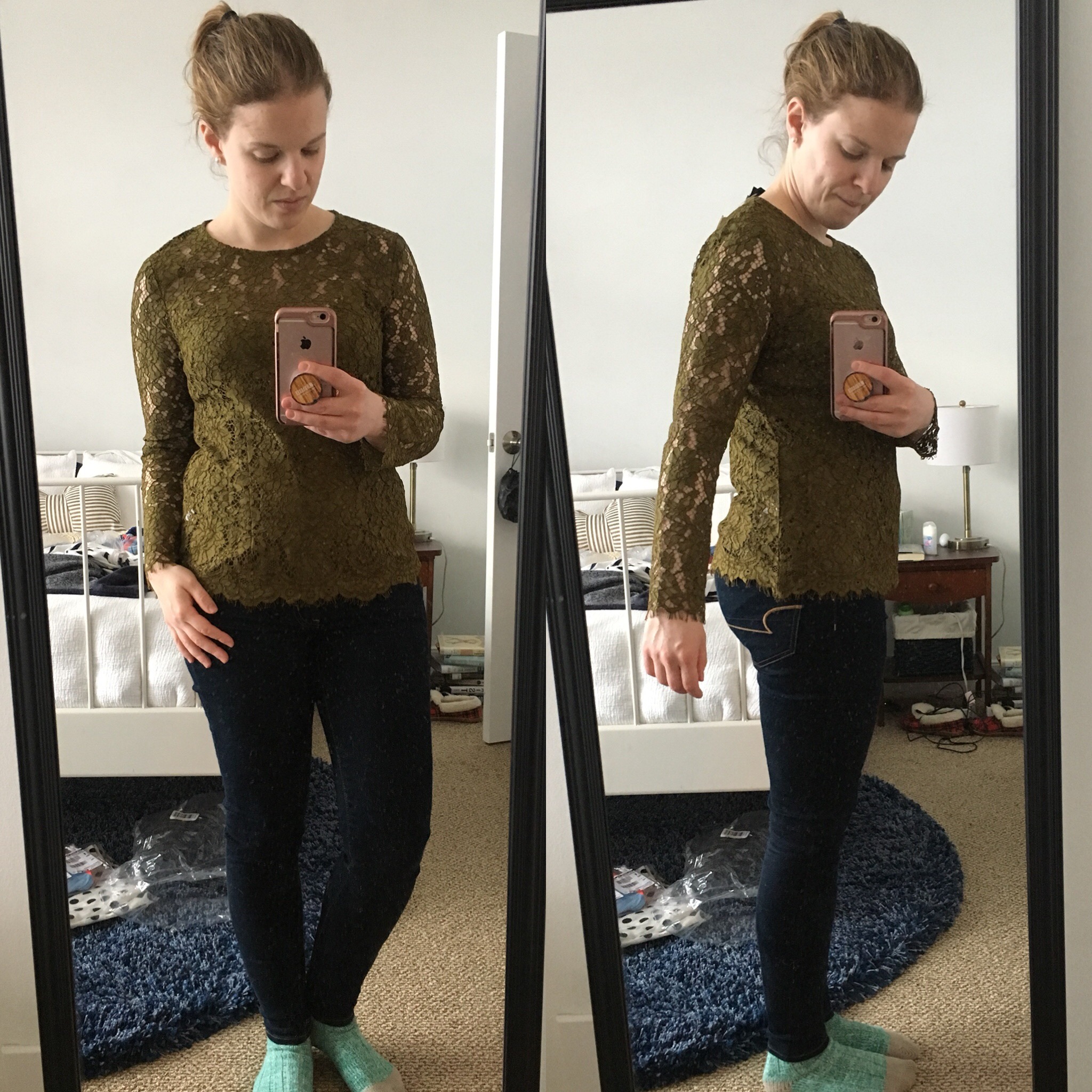 Shopping Reviews, Vol. 52 | Something Good, @danaerinw, J.Crew Lace Top with Built-In Cami