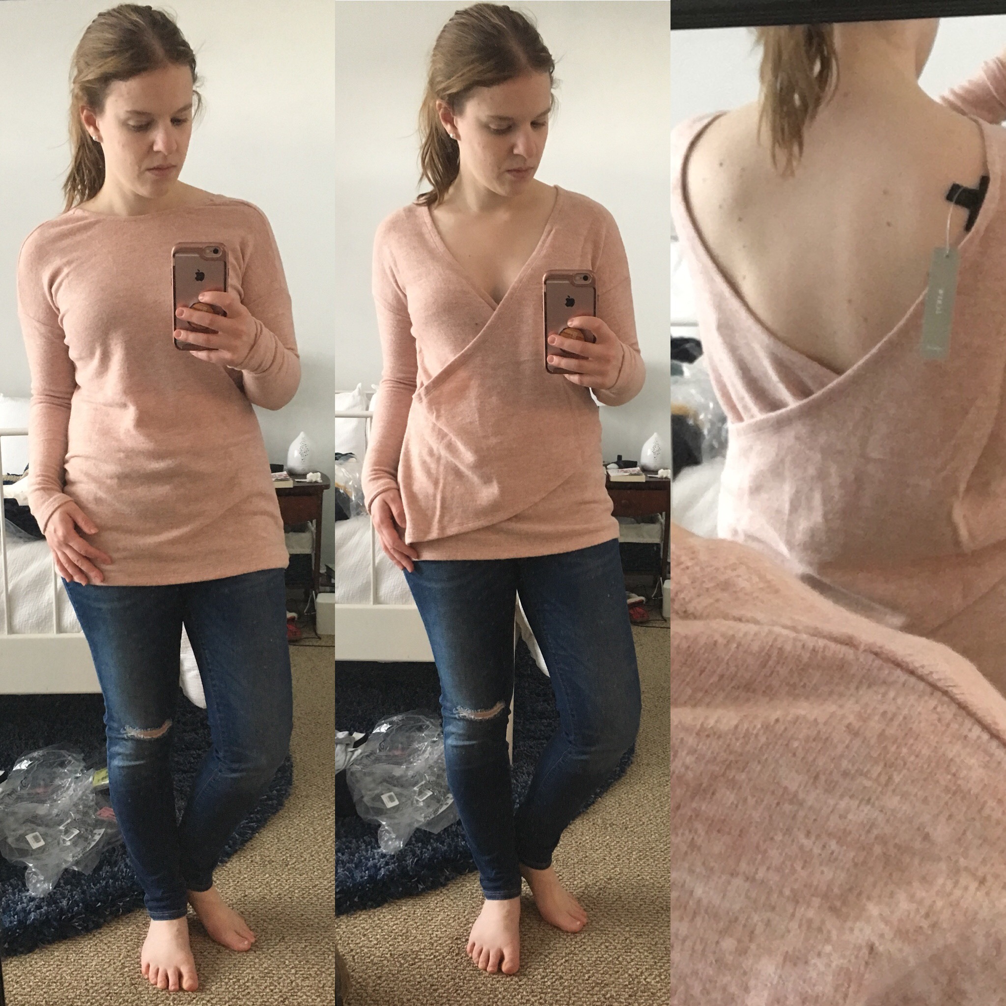 Shopping Reviews, Vol. 54: The J.Crew New Arrivals | Something Good, @danaerinw , J. Crew reversible long sleeve v-back tunic