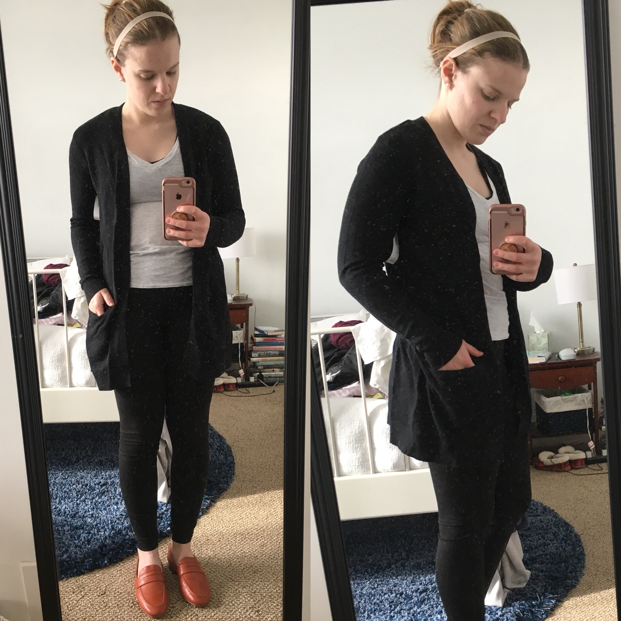 Shopping Reviews, Vol. 52: The Cozy Cabin Dress | Something Good, @danaerinw , Old Navy Open-Front Long-Line Sweater