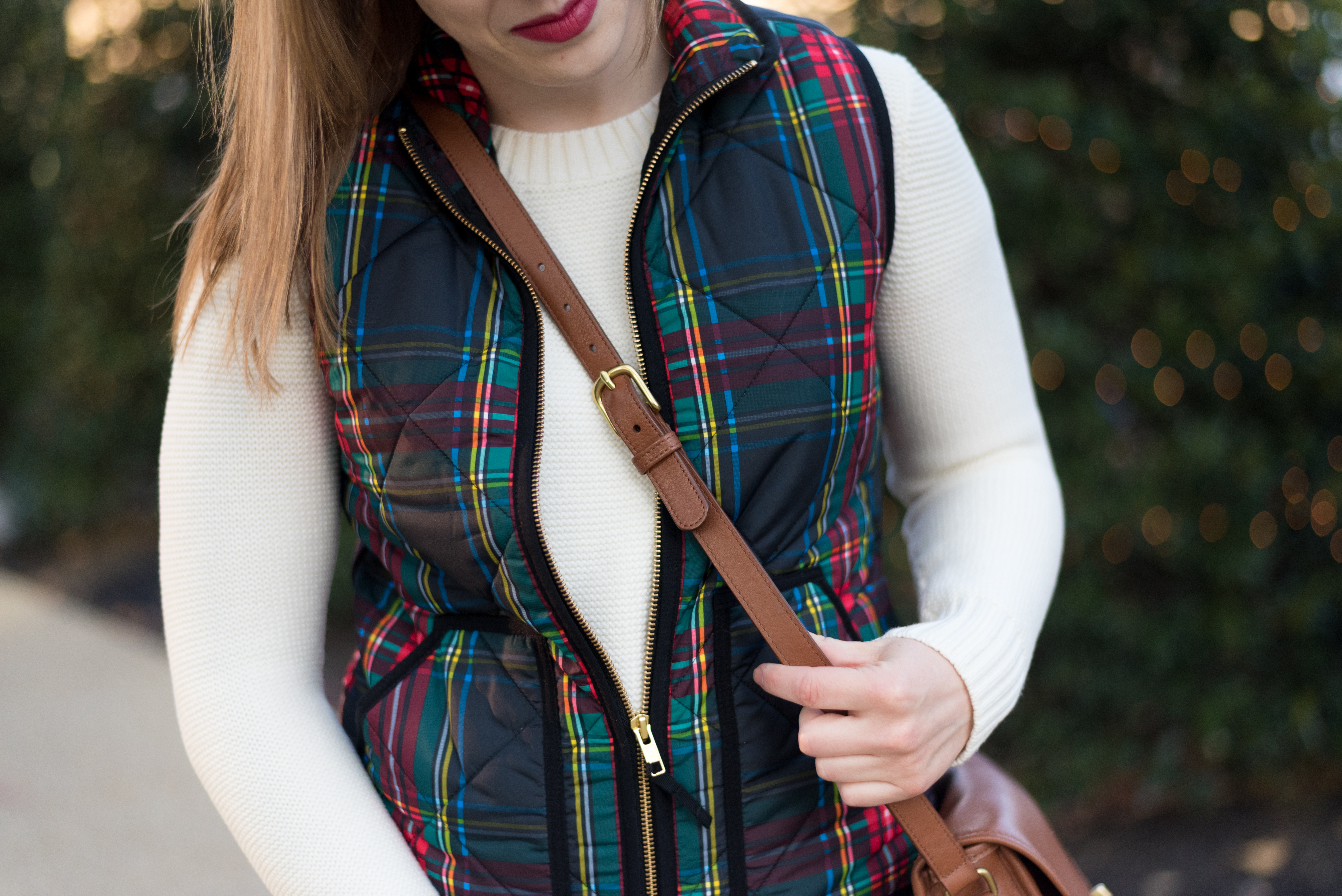 My 2018 Word of the Year, a Reader Survey, AND Giveaway (oh my!) | Something Good, @danaerinw , j.crew factory plaid vest