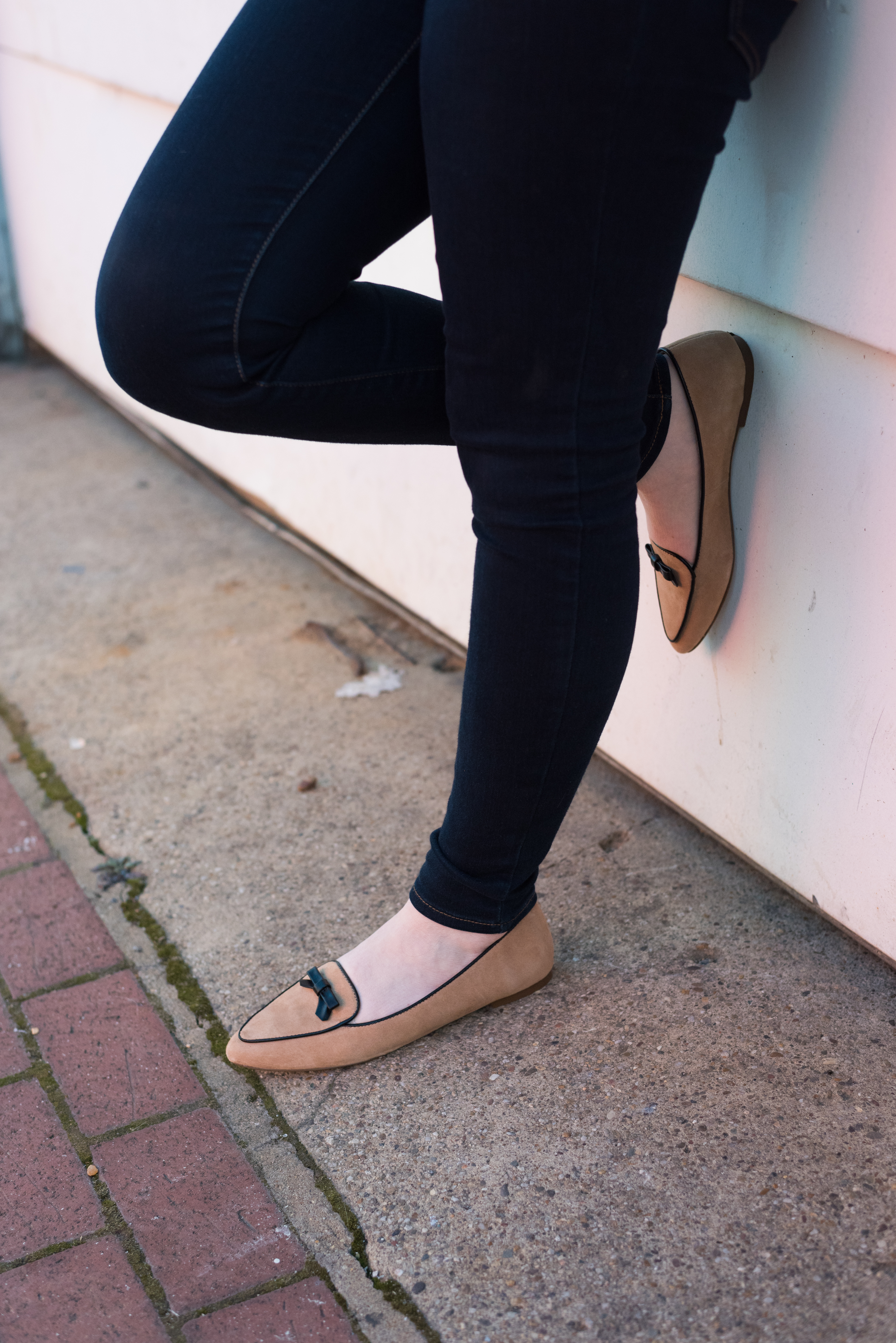 What I'm Already Doing to Implement My Word of the Year | Something Good, @Danaerinw , DC blogger, talbots bow loafers, pointed toe loafers, tan shoes, tan flats, women's shoes, loafers