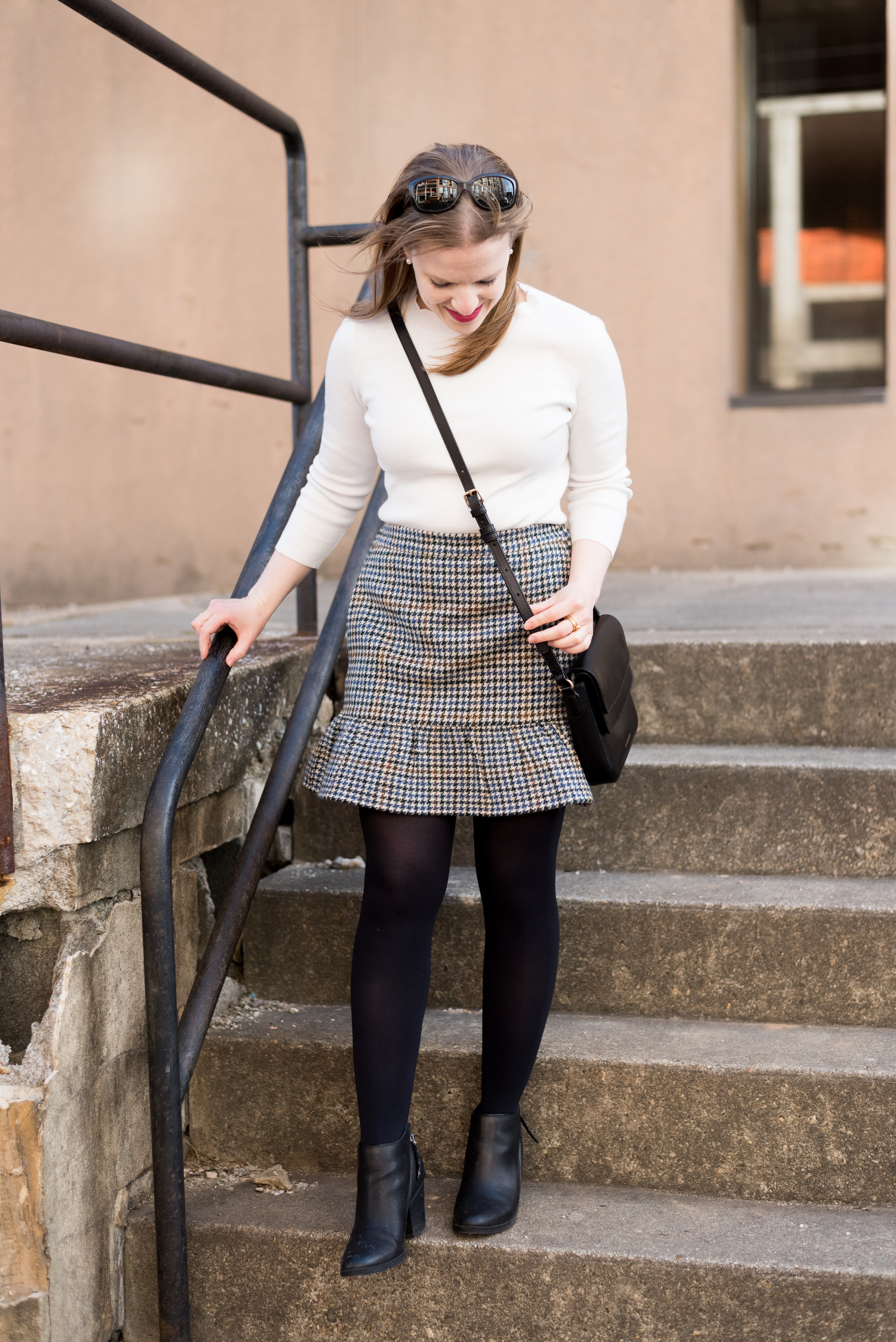 The Perfect Work Outfit for Weird Winter Weather | Something Good, @danaerinw