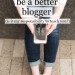 dc woman blogger holding cell phone and taking a picture of gingham tennis shoes, how to be a better blogger