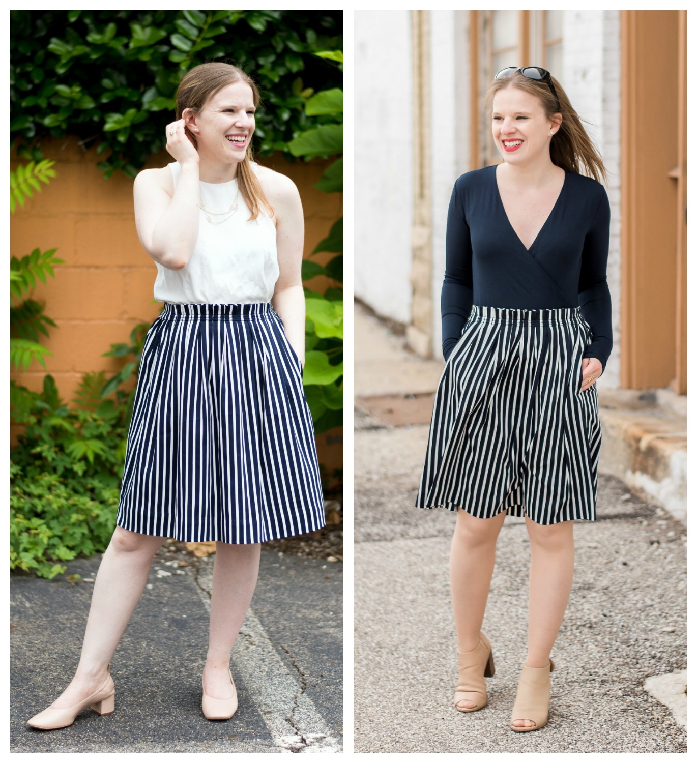 How to Style a Skirt Two Ways | Something Good | A DC Style and Lifestyle Blog on a Budget