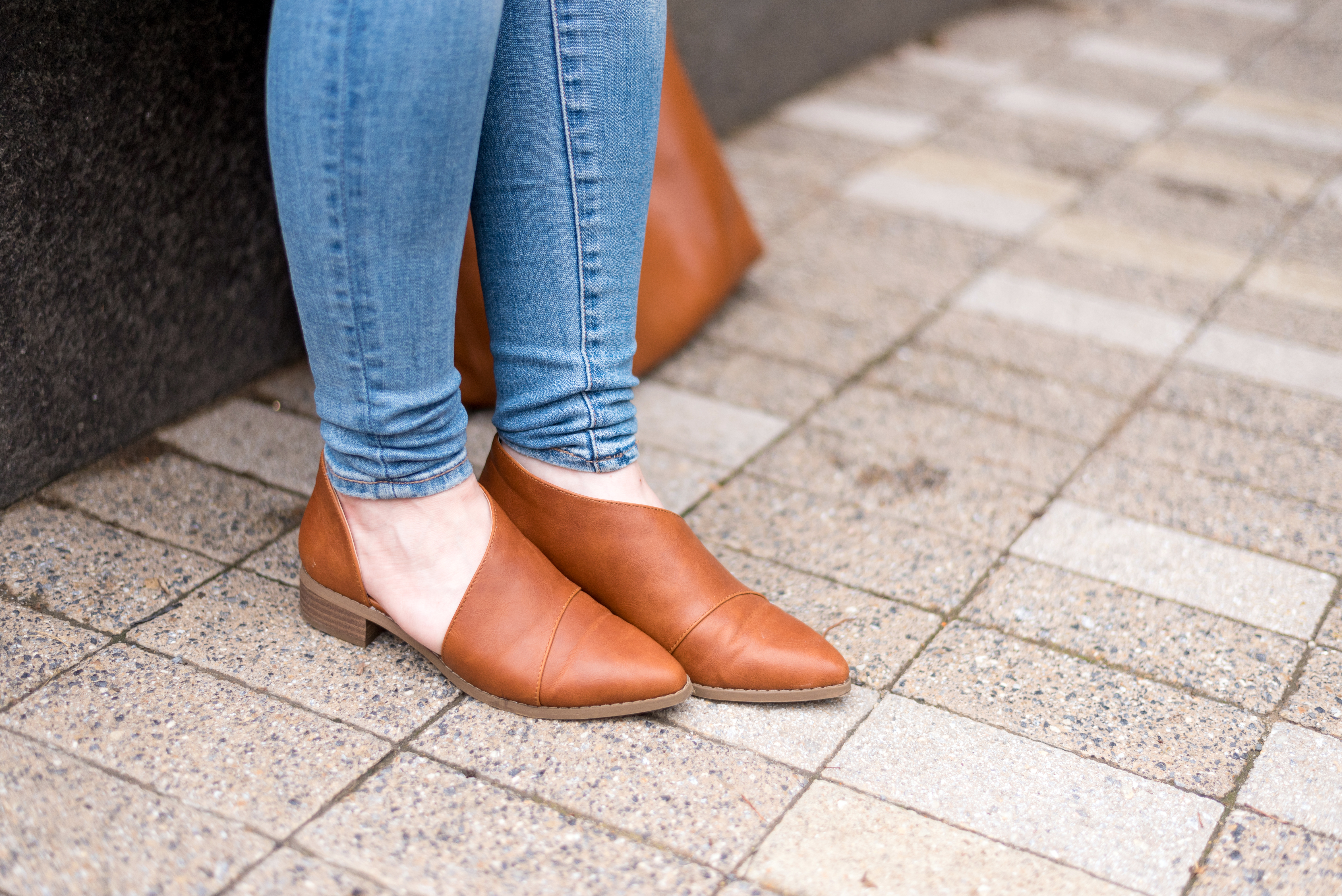 DC woman blogger wearing Target Universal Thread Women's Wenda cut-out booties