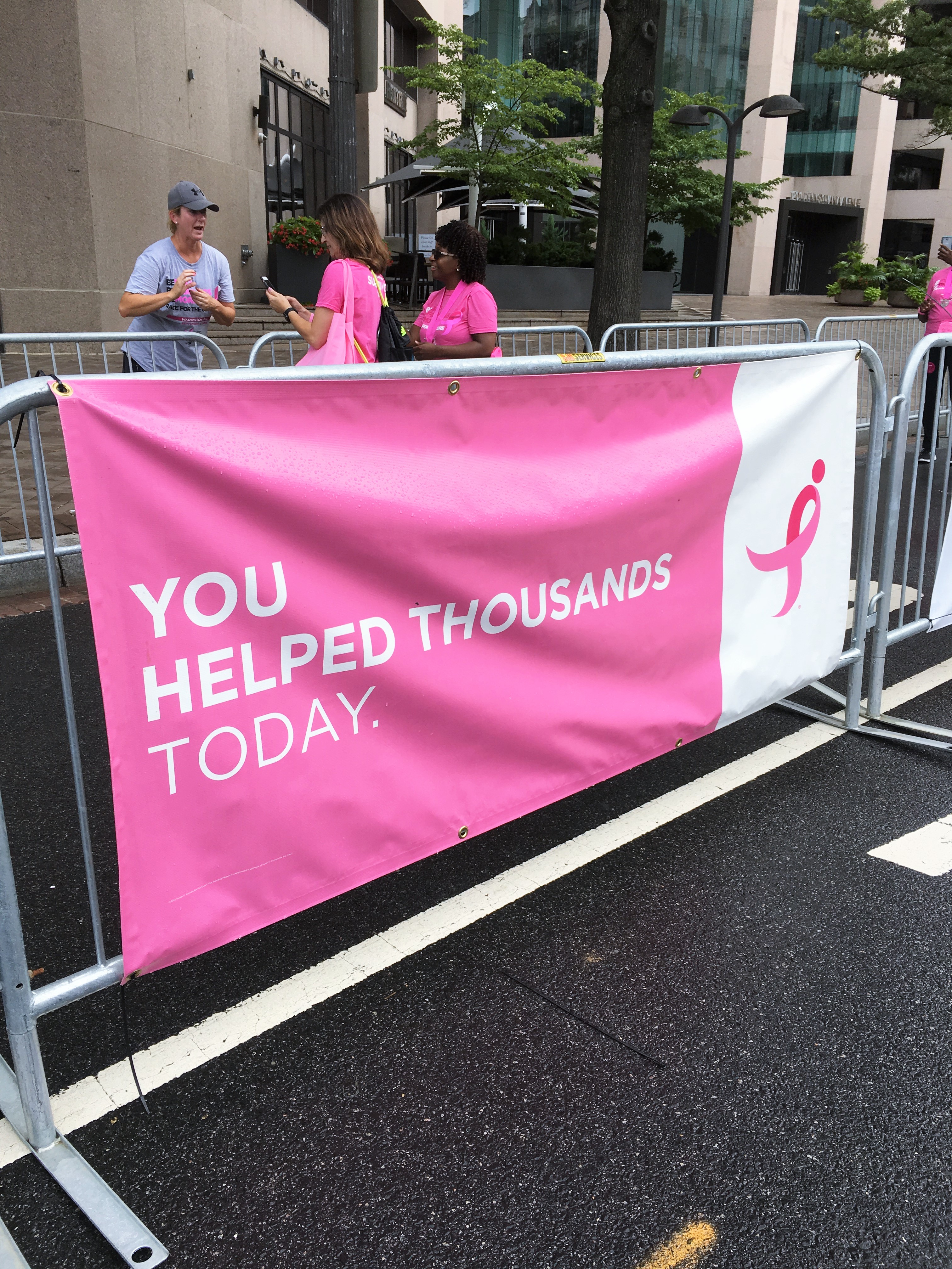 Komen Race for a Cure Sign