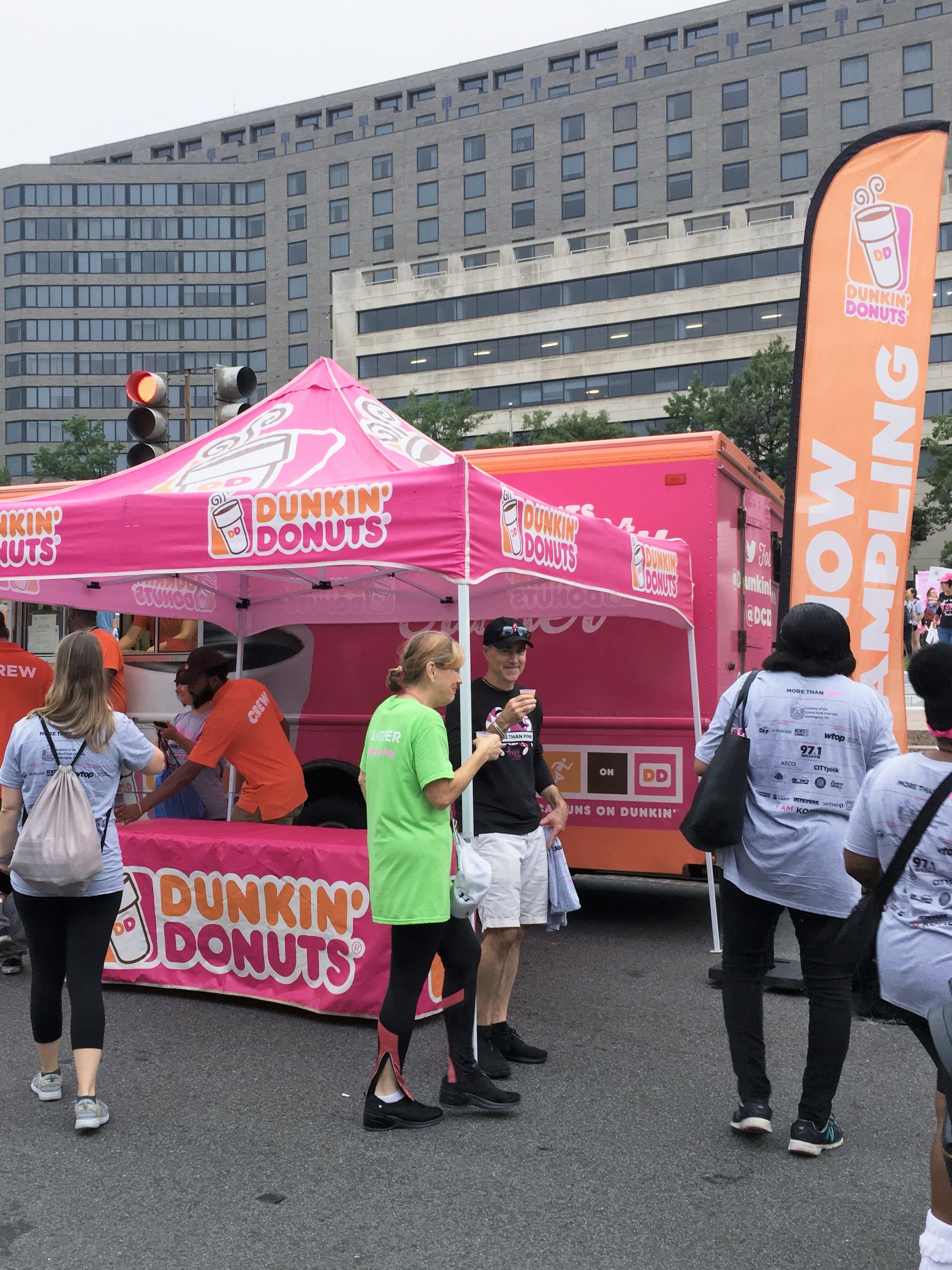Race for a cure with Dunkin Donuts