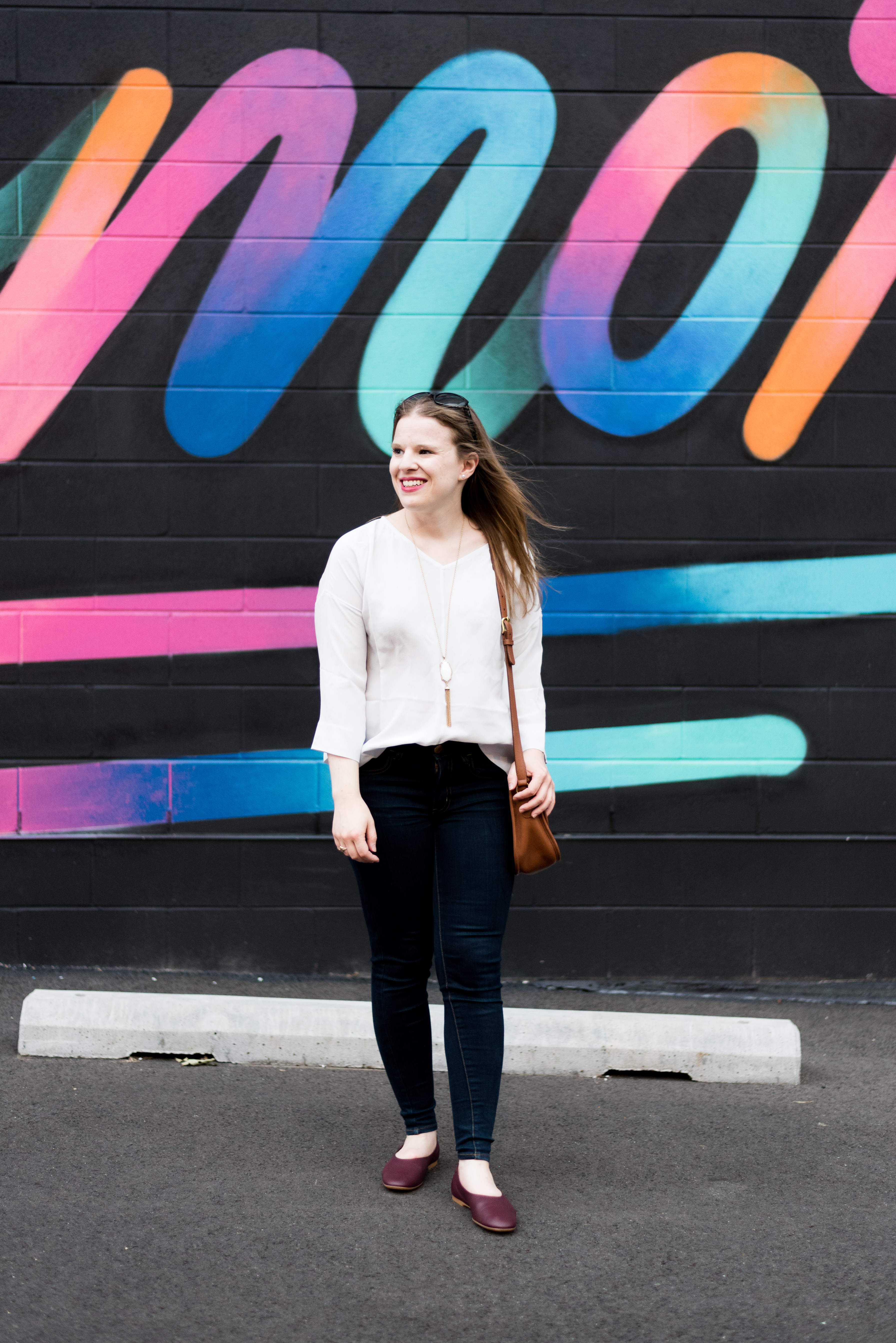 DC woman blogger wearing Everlane the Day Glove, everlane day glove review