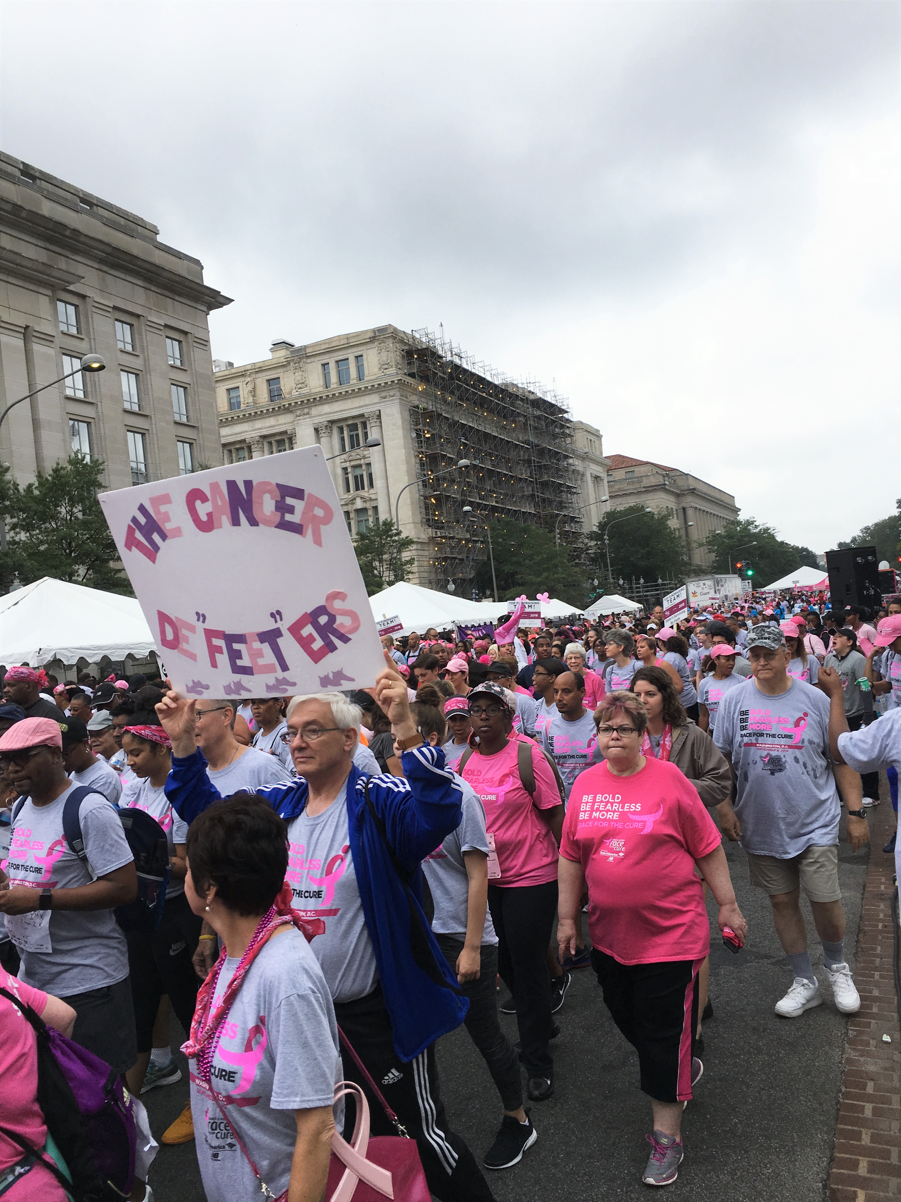 Signs for 2018 Race for a Cure