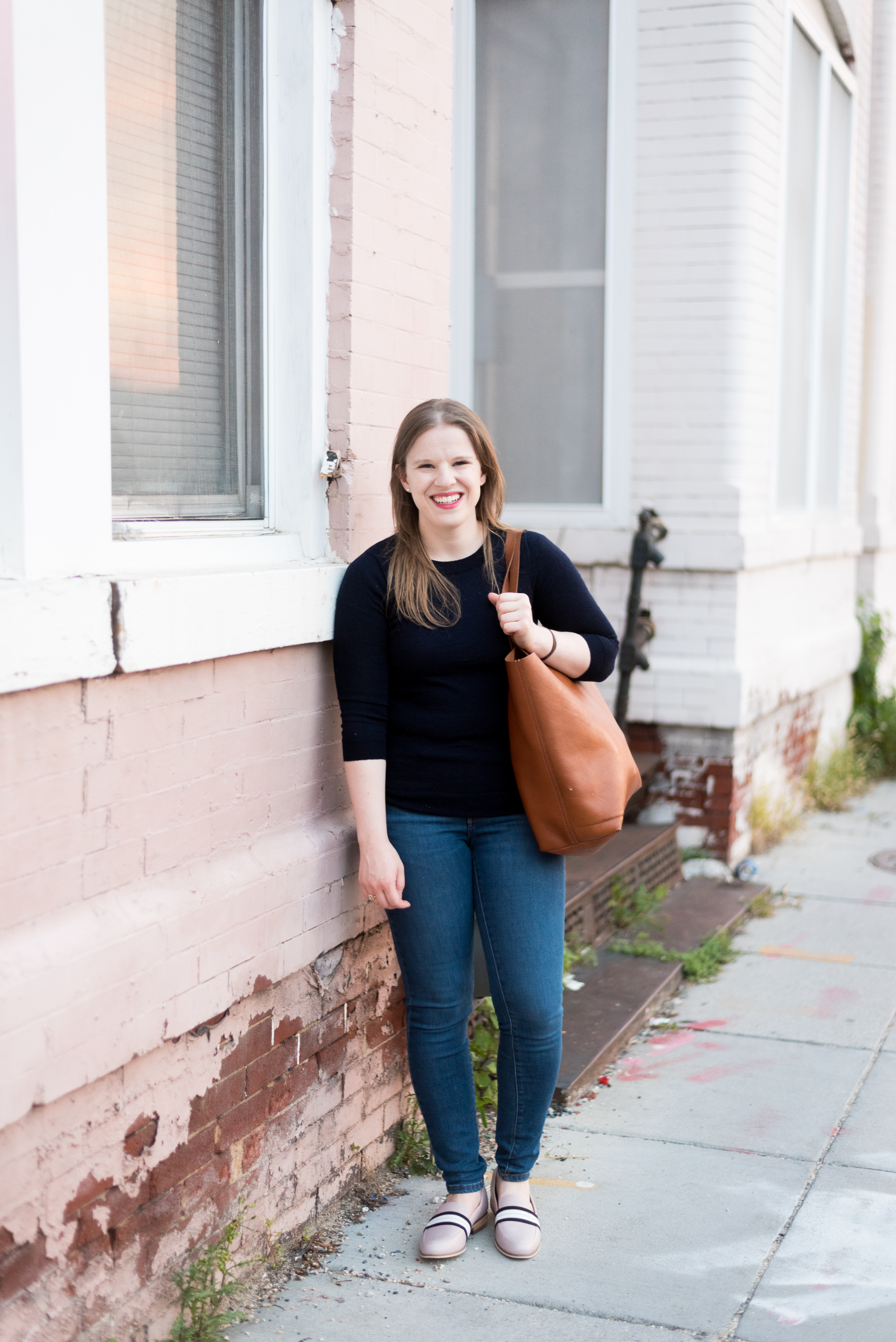 DC woman blogger wearing J.Crew Tippi Merino Wool Sweater