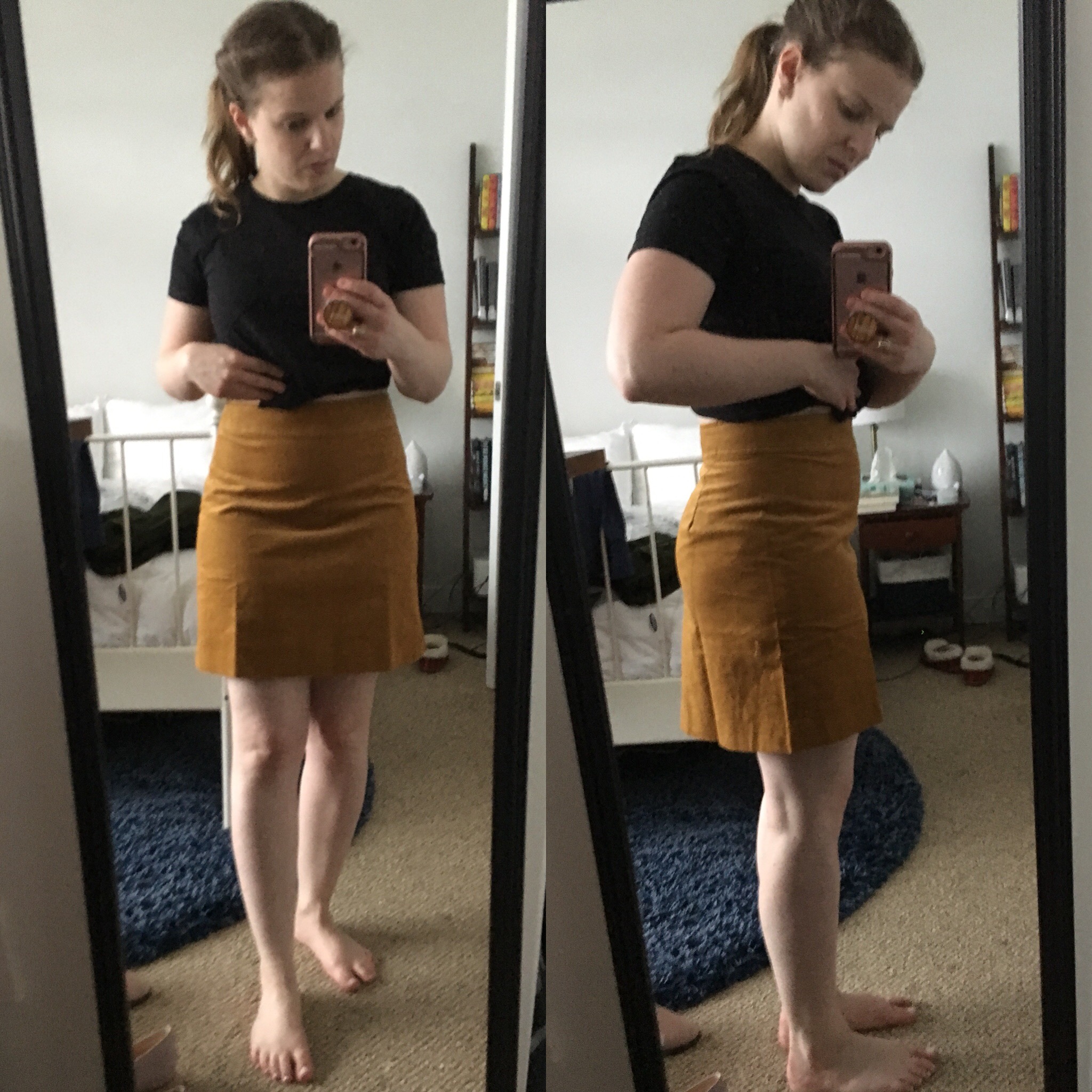 J.Crew Factory Mini Skirt in corduroy