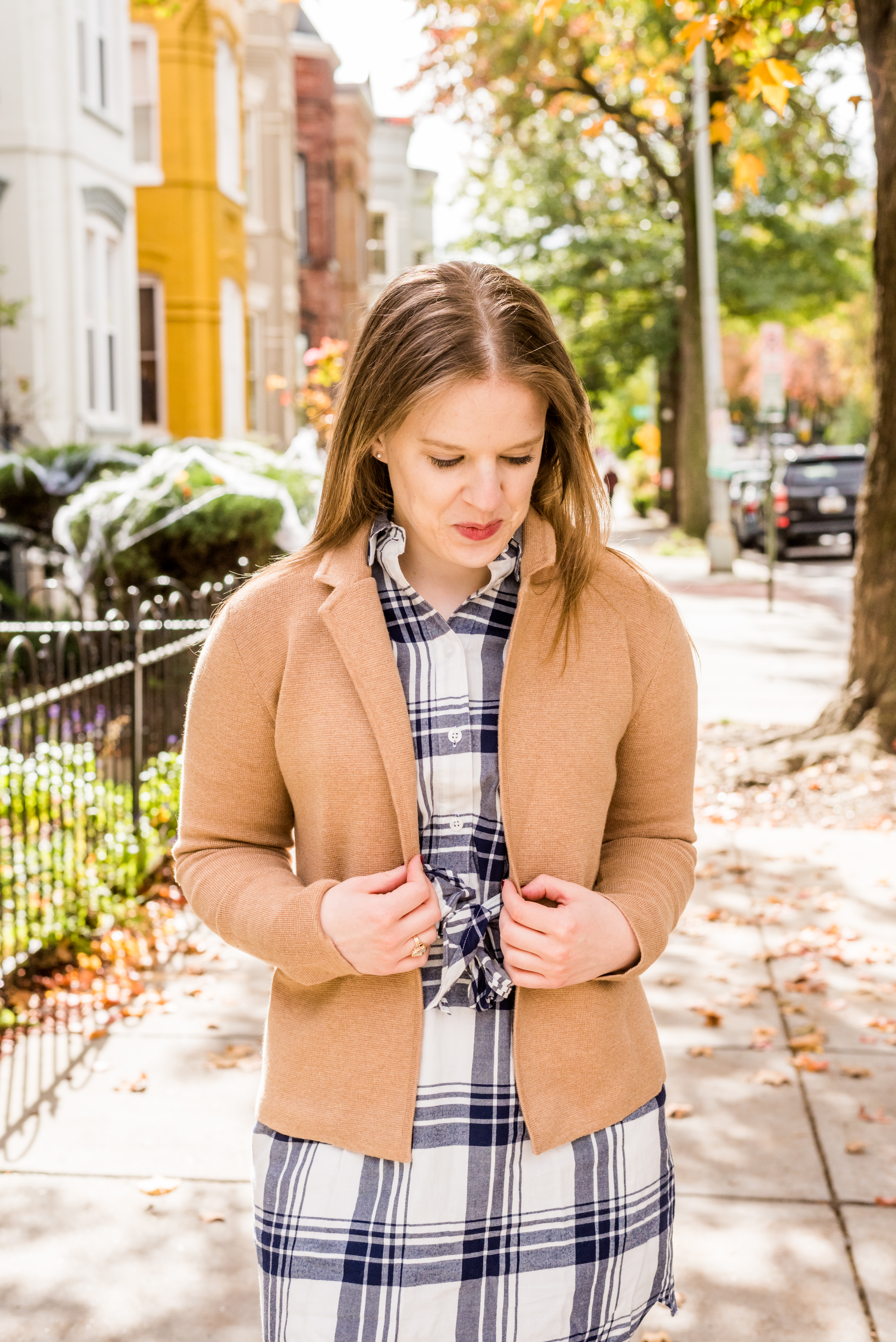 DC woman blogger wearing J.Crew Margot cropped