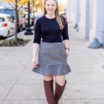 How To Wear Over The Knee Boots With A Skirt