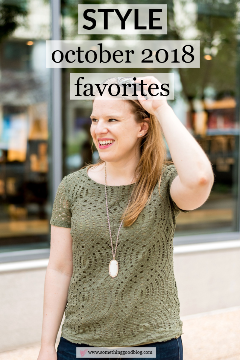 Your October 2018 Favorite Clothing Pieces | Something Good | A DC Style and Lifestyle Blog on a Budget. j.crew factory lace shirt