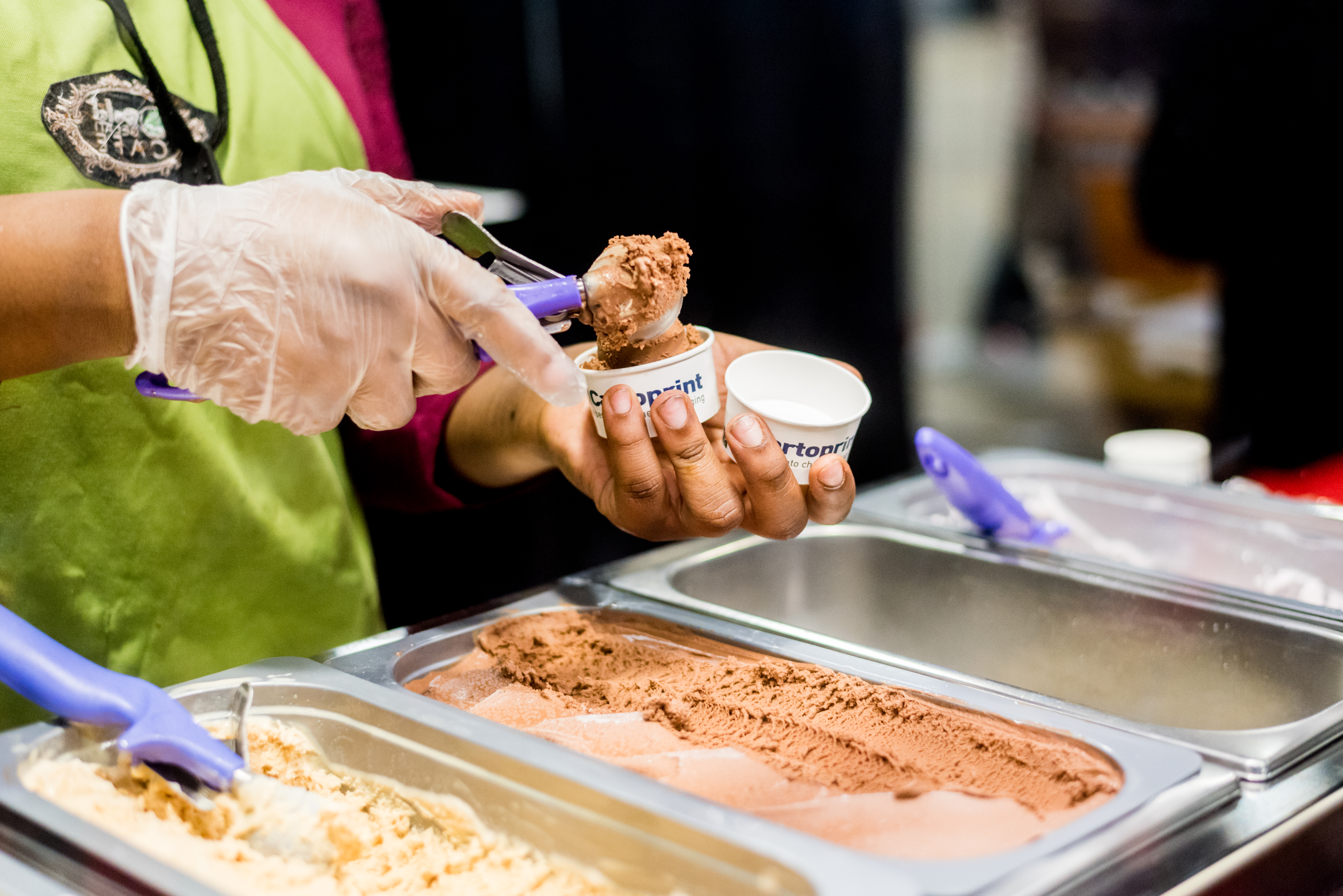 MetroCooking DC ice cream sample station