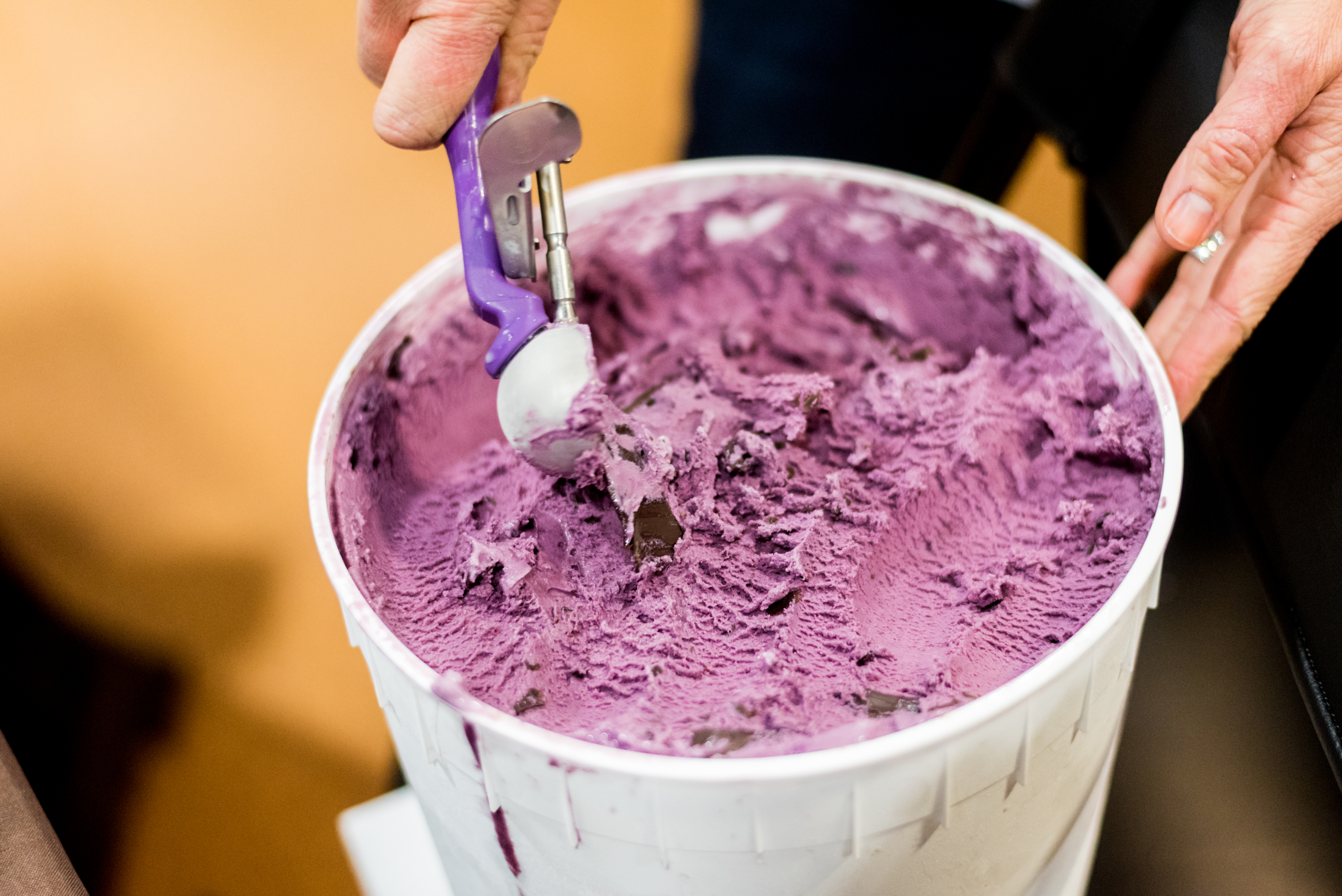 MetroCooking DC purple ice cream