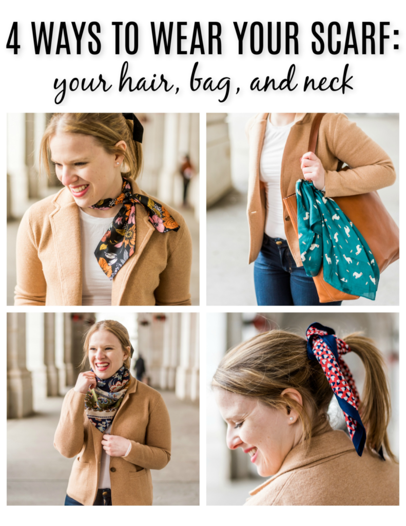 Style How To: Four Ways to Tie Your Scarf | Something Good
