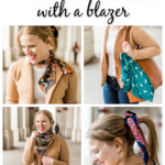 DC woman blogger 4 Ways To Wear A Scarf With A Blazer