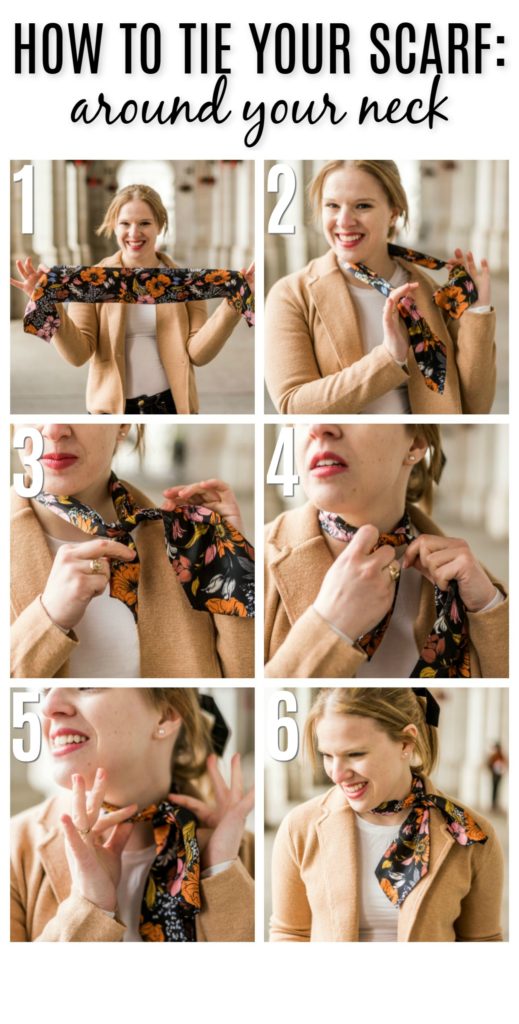 How to Tie Your Scarf: Around Your Neck