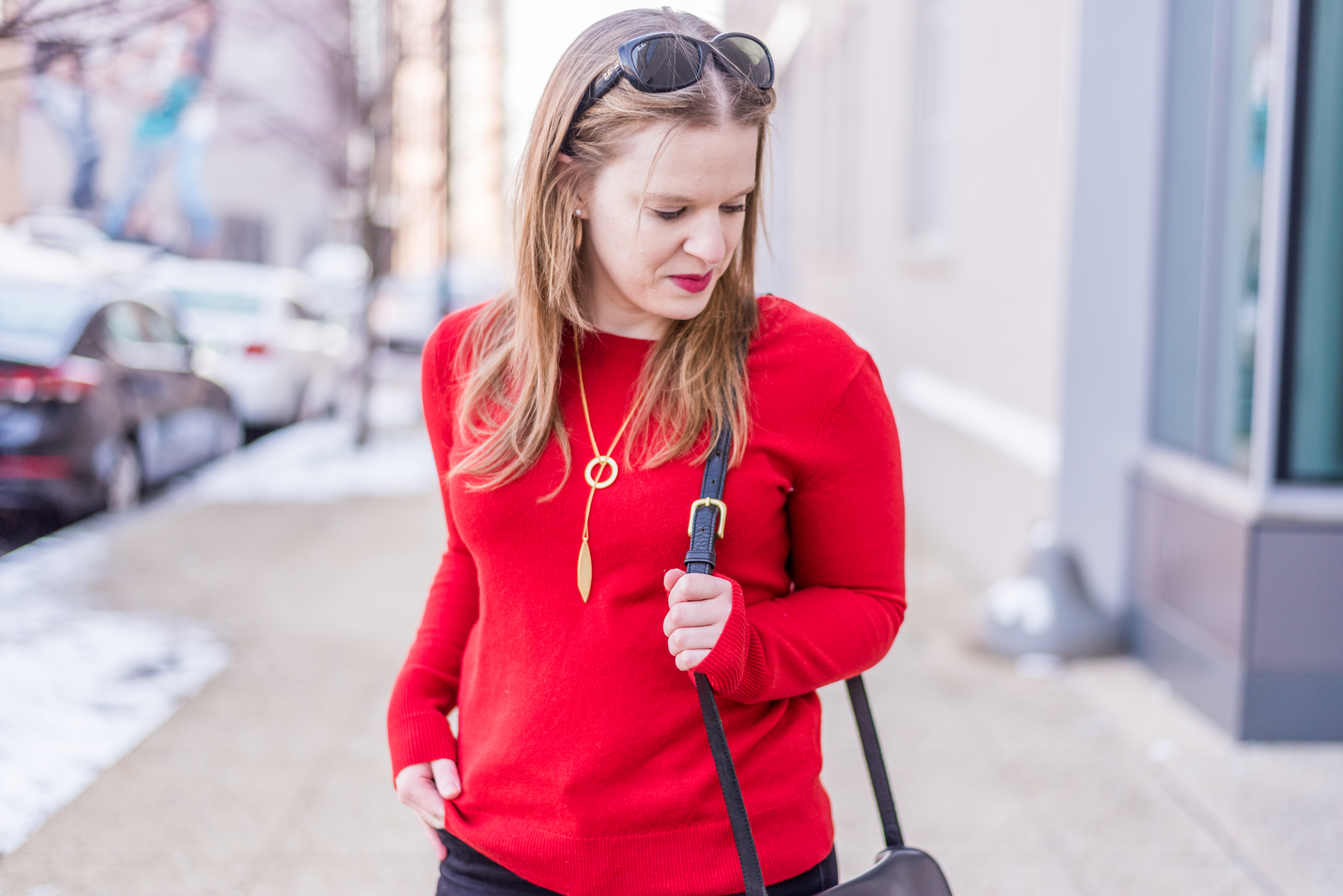 DC woman blogger wearing J.Crew Tippi Sweater
