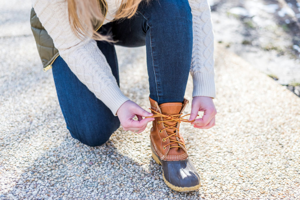Readers' Favorite Pieces | dc woman blogger wearing L.L.Bean Women's 8" Thinsulate Bean Boots: The Original Duck Boot