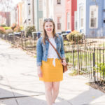 Blogger Style Two Ways: Tie-waist T-shirt from J.Crew Factory
