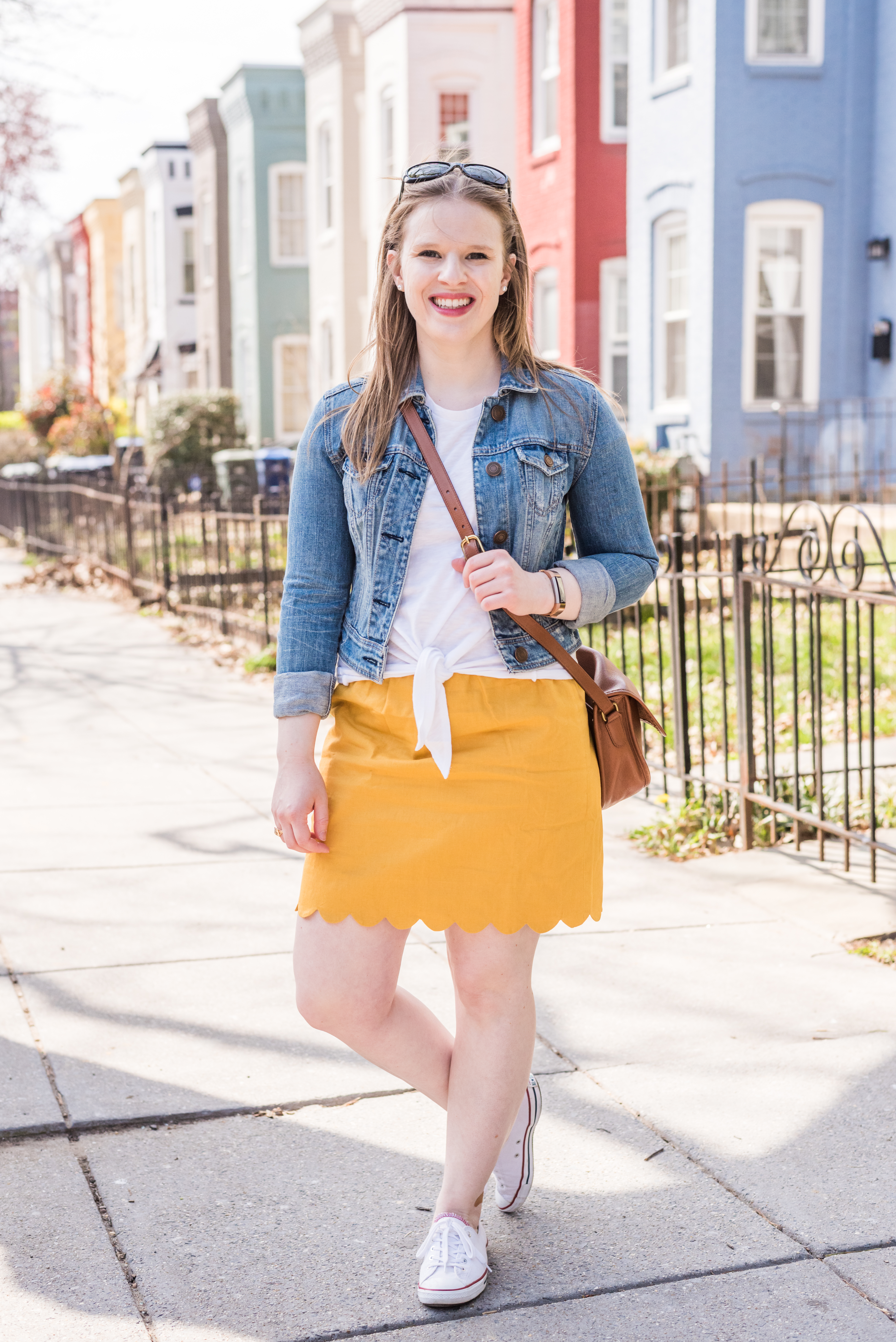 J.Crew Factory scallop skirt