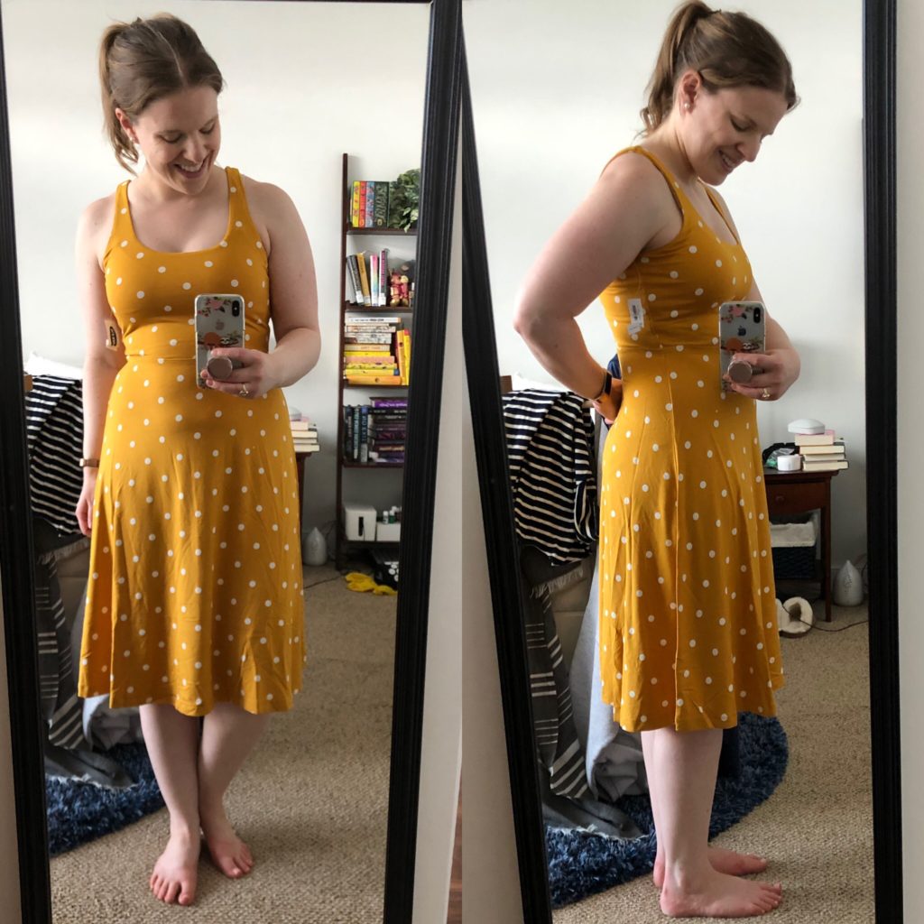 Old Navy Sleeveless Fit & Flare Jersey Midi Dress