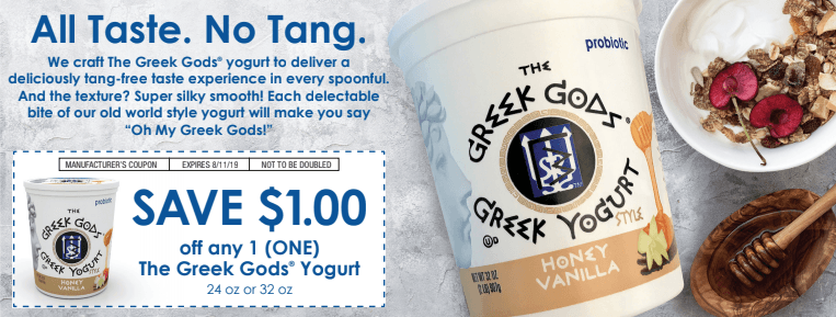 Greek Gods Yogurt Coupon