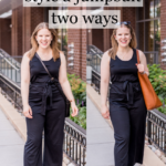 How to Style a Jumpsuit Two Ways