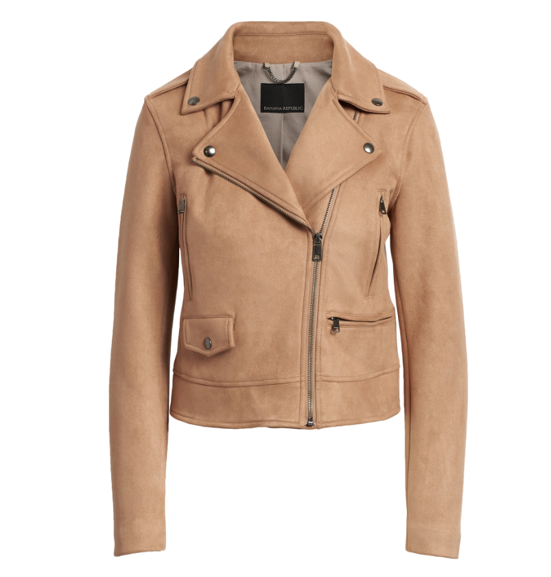 banana republic vegan leather jacket, Fall Fashion Buying Guide