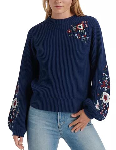 Lucky at Macy's Sale embroidered sweater