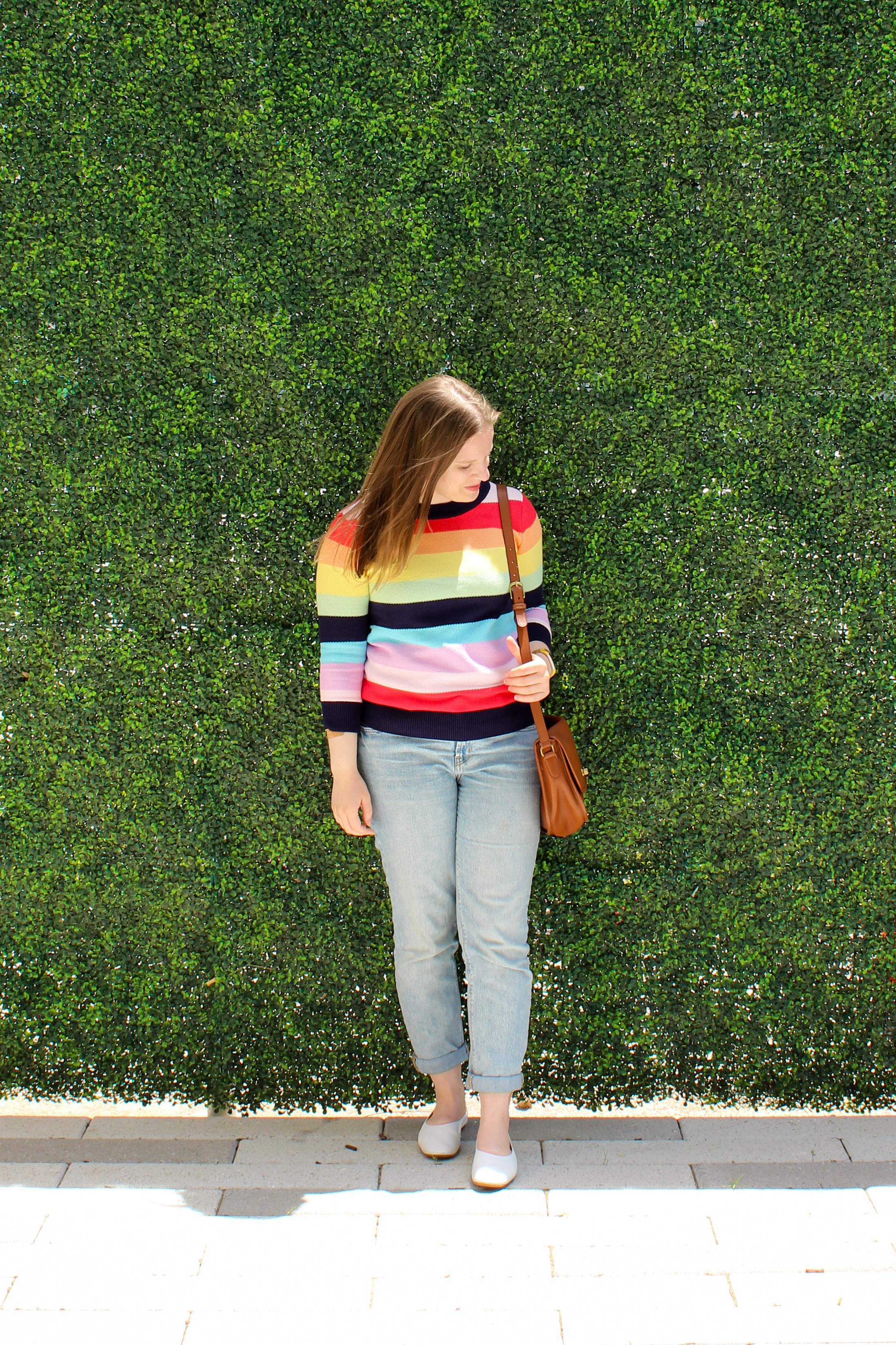 dc woman blogger wearing Halogen x Atlantic Pacific Sweater