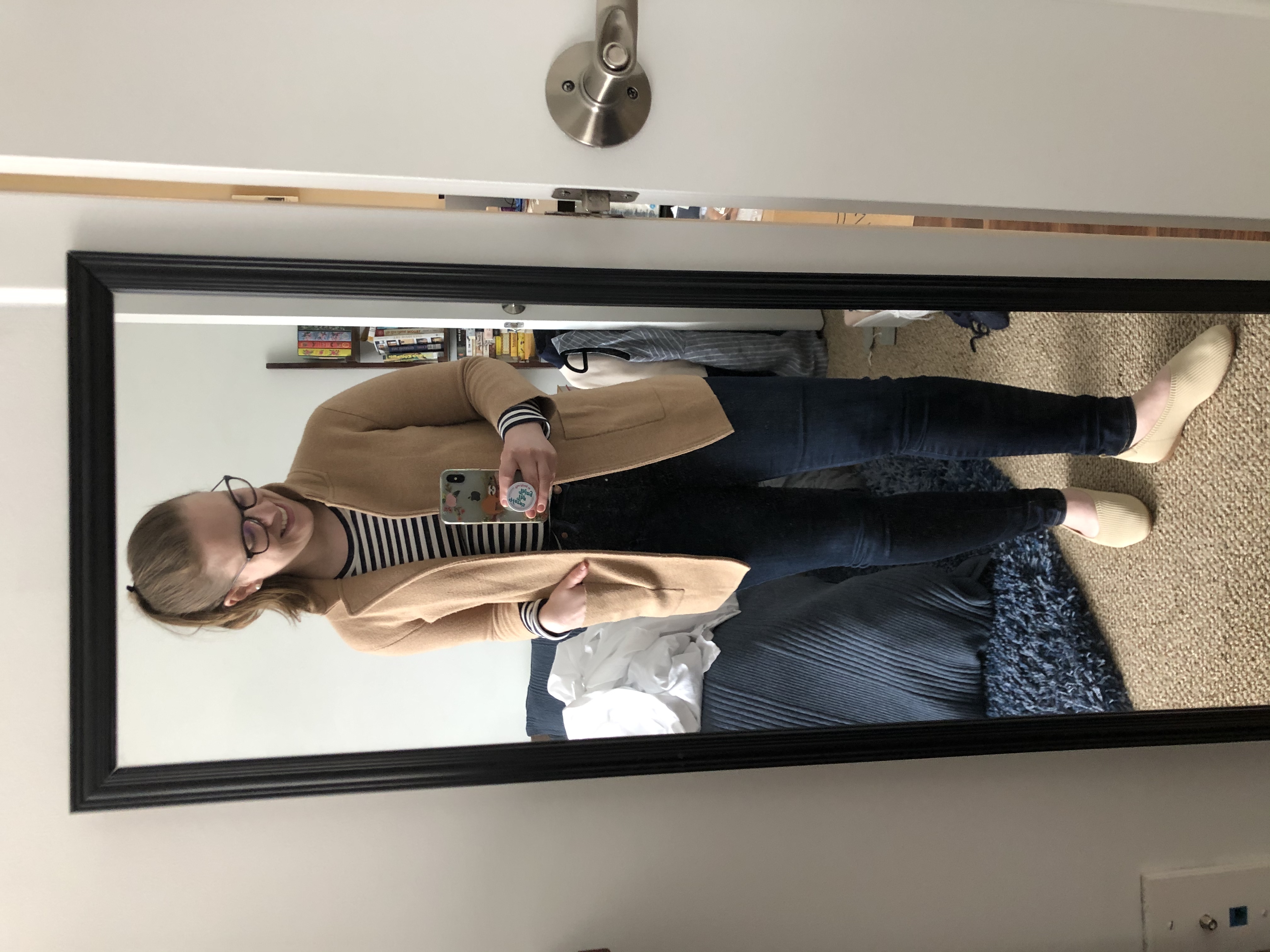 dc woman blogger wearing j.crew blazer