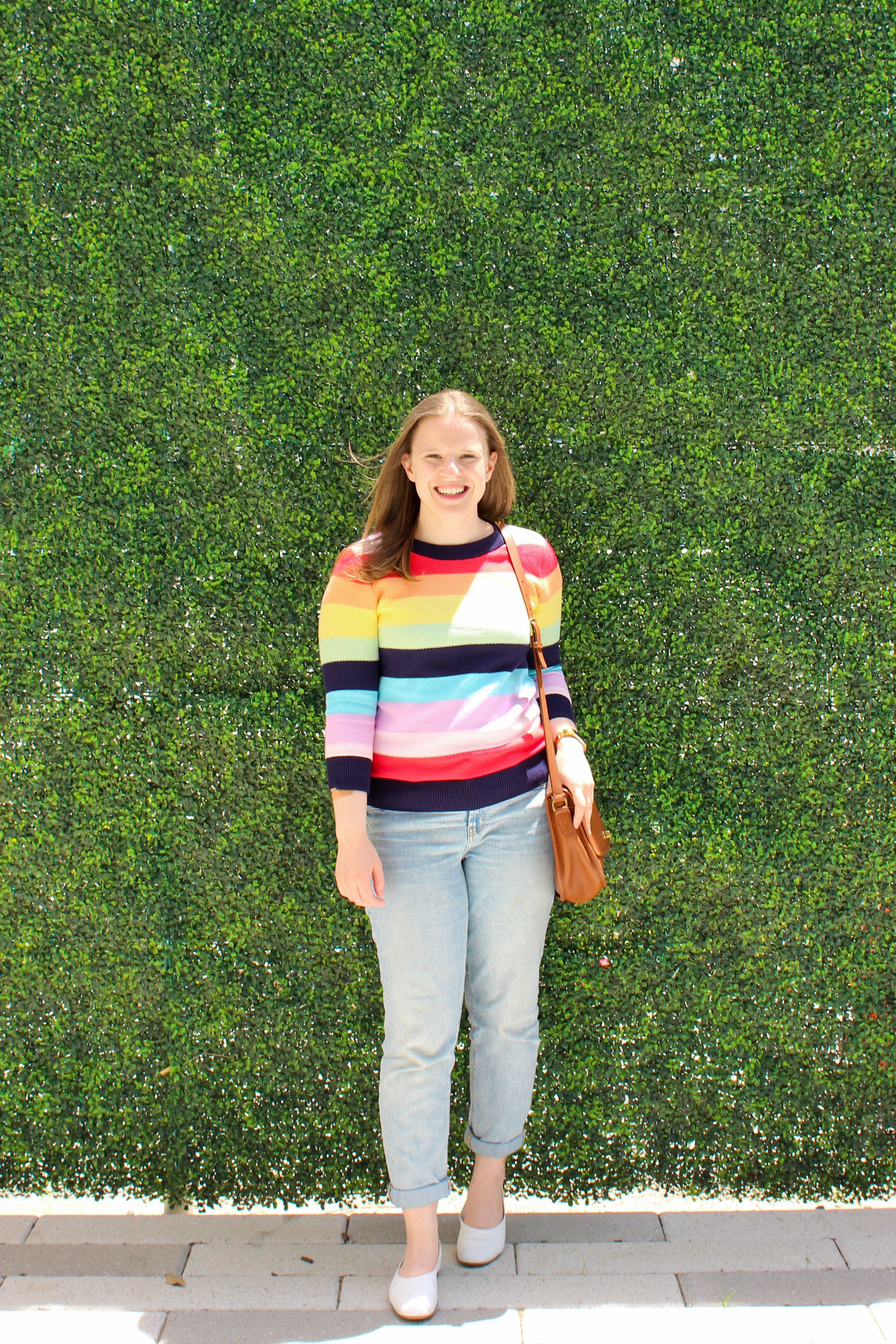 dc woman blogger wearing Halogen x Atlantic Pacific Sweater