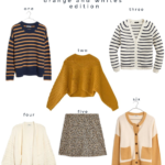 Fall Favorites: Orange and White Clothing Edition