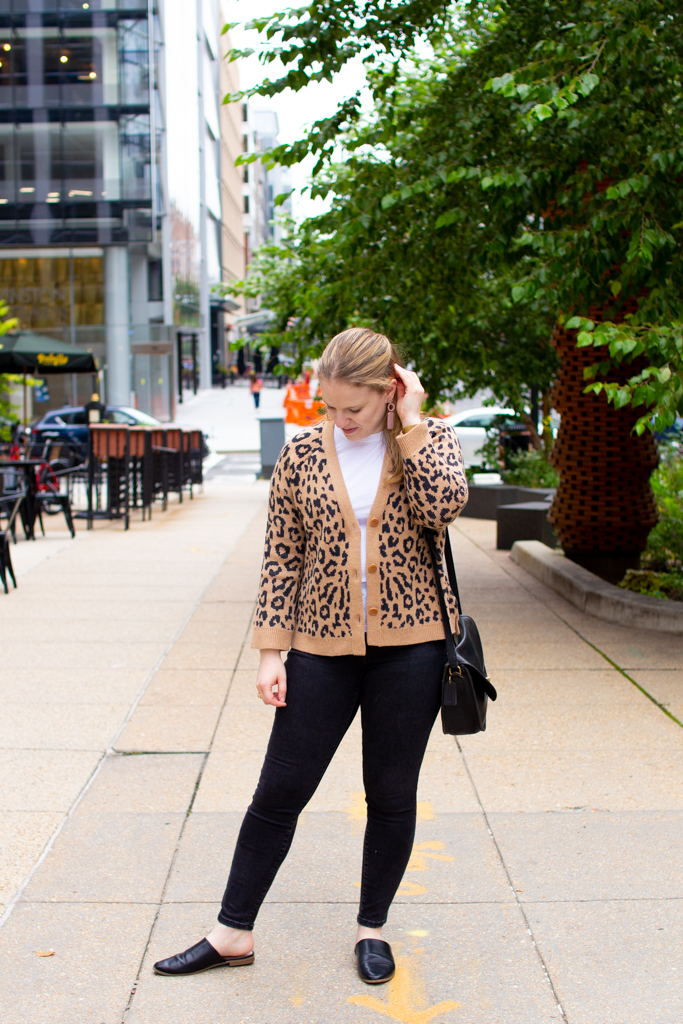 How to style a leopard print cardigan | Styling a Leopard Cardigan