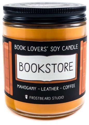 Bookstore Candle