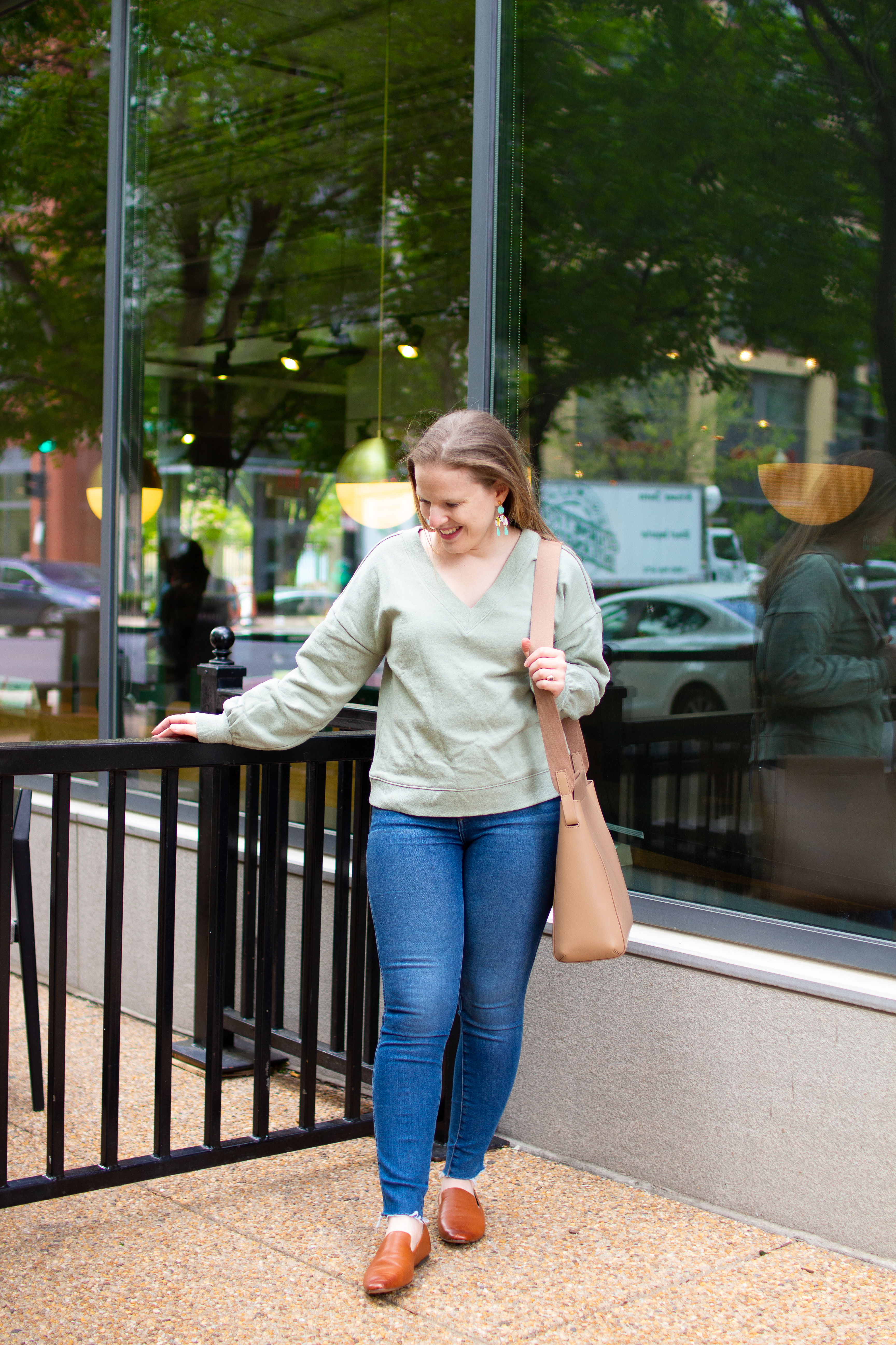 Four Spring Transition Outfits