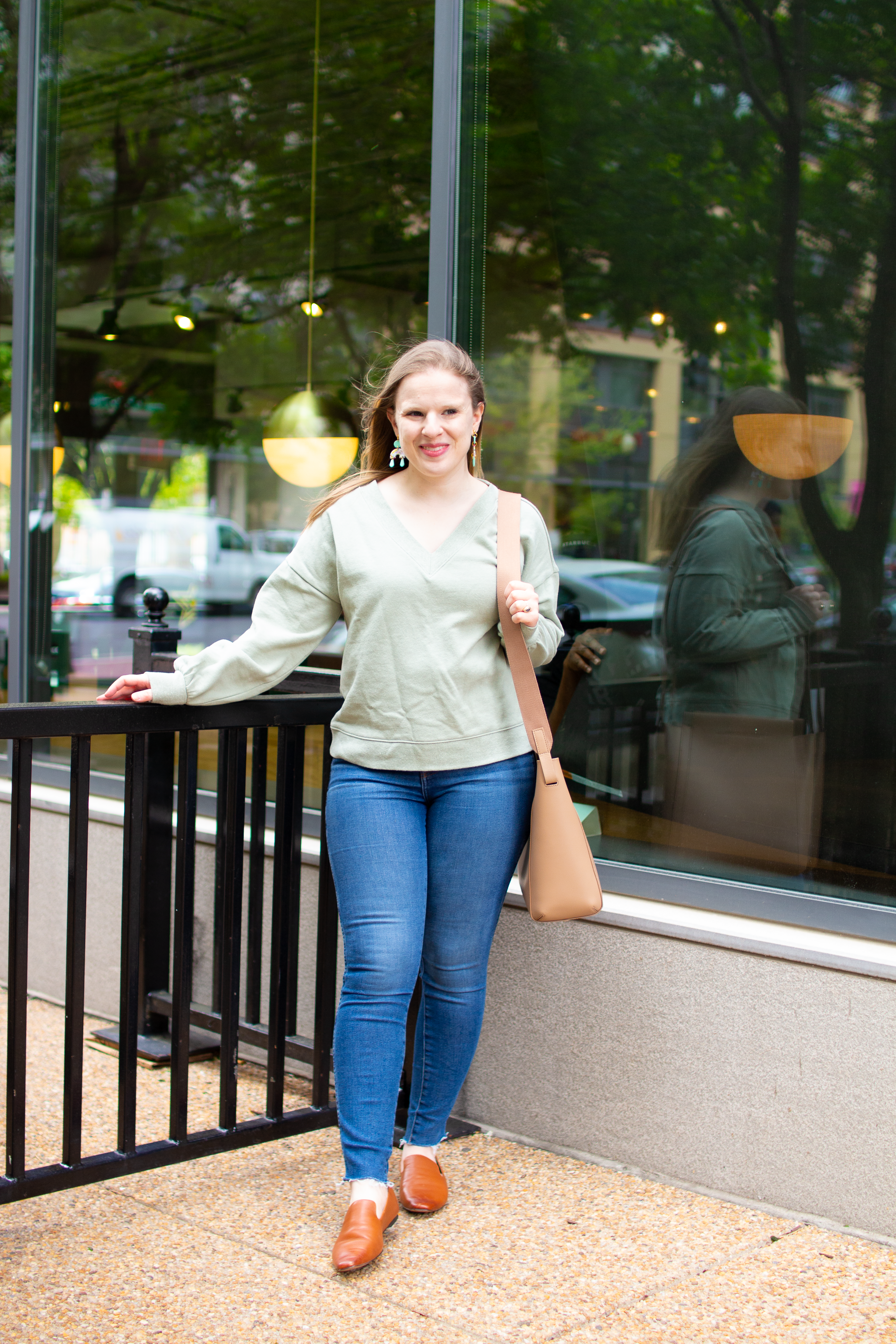 Four Spring Transition Outfits