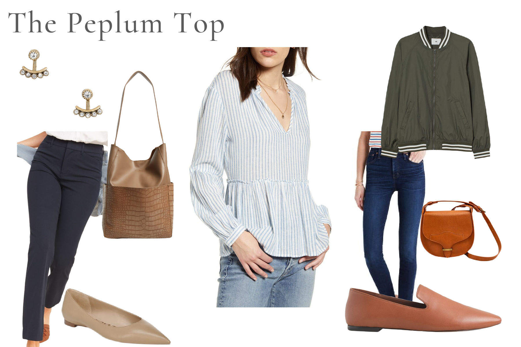Peplum Top Outfit Ideas