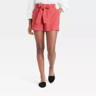 A New Day High-Rise Tie Waist Shorts | Best Clothing Finds At Target Right Now
