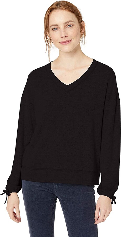 woman wearing black sweater from Amazon Prime Day 