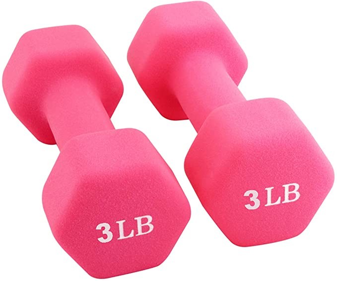 anti slip neoprene dumbells