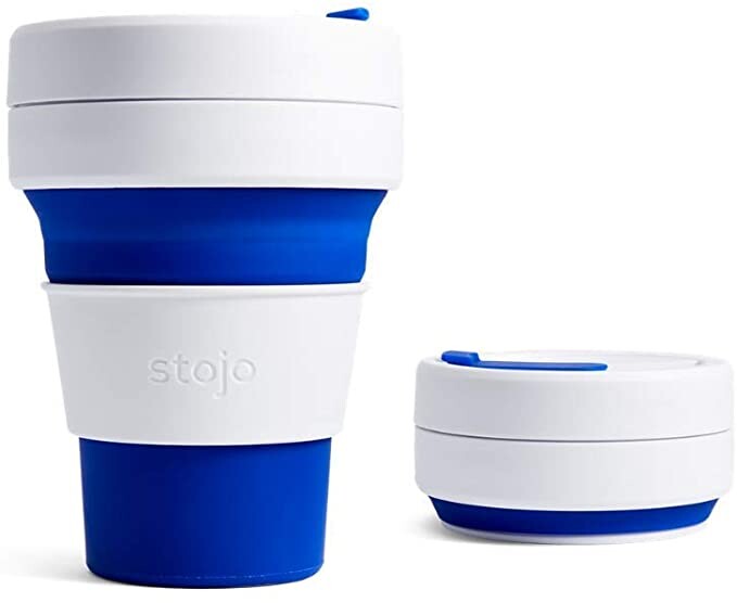 the go coffee cup in blue and white  from Amazon Prime Day 