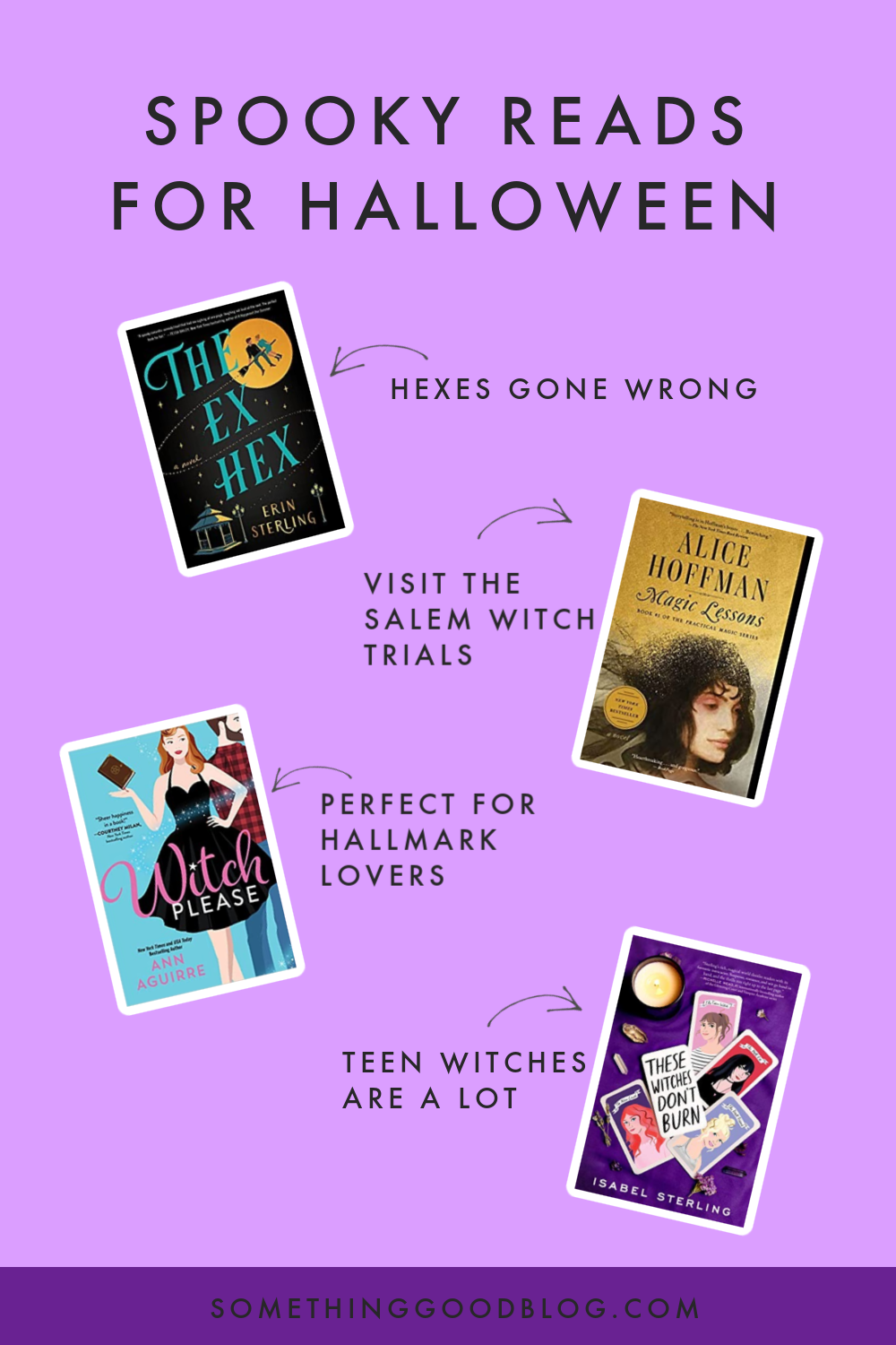 collage of Spooky Reads for Halloween 