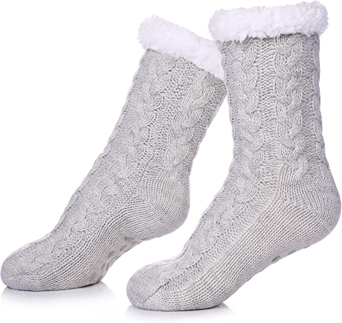 Cozy Fuzzy Fleece-Lined Socks