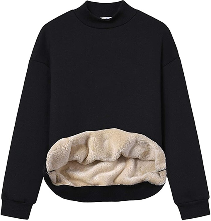 Pullover Fleece-Line Sweatshirt