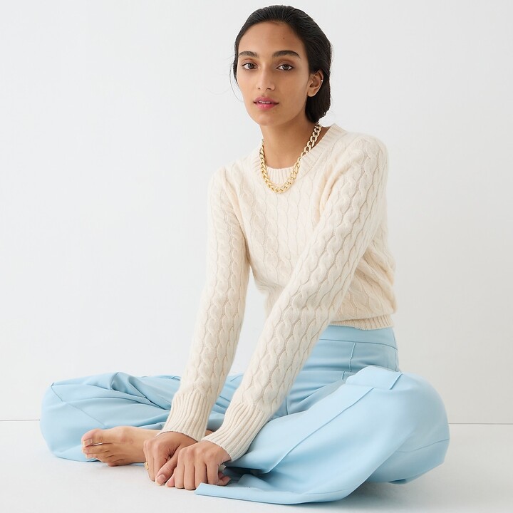 J.Crew Cashmere Cable-Knit Sweater